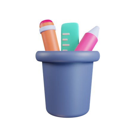 Porte-crayons  3D Icon