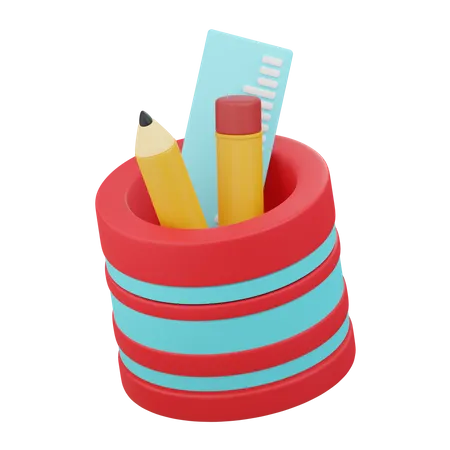 Porte-crayons  3D Icon