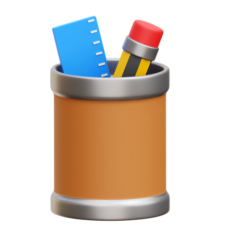 Porte-crayons  3D Icon