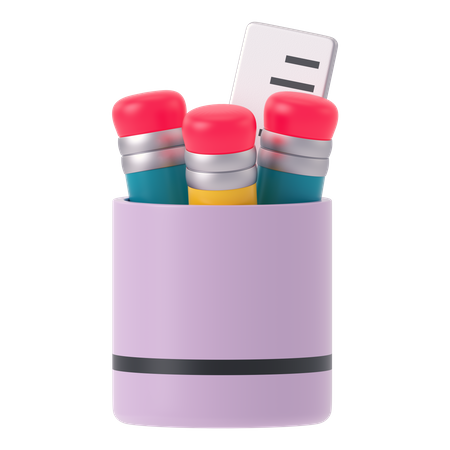 Porte-crayons  3D Icon