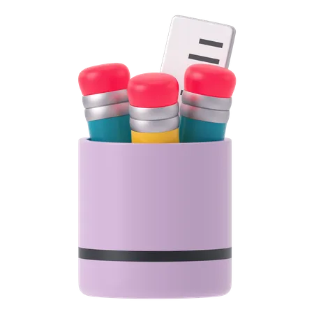 Porte-crayons  3D Icon