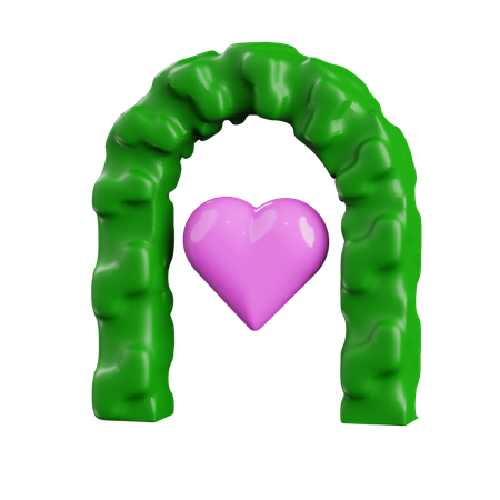 Porte d'amour  3D Icon