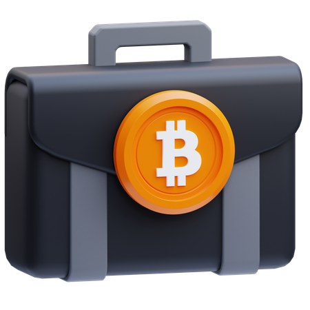 Mallette bitcoin  3D Icon