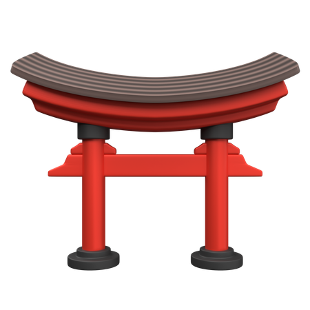 Porte japonaise  3D Icon