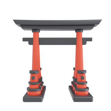 Porte japonaise  3D Icon