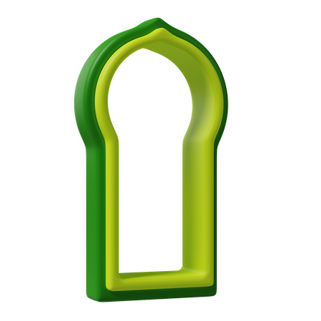 Porte de la mosquée  3D Icon