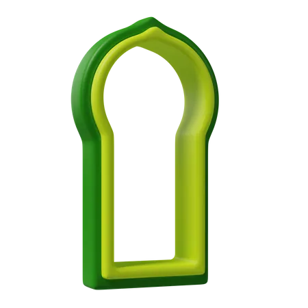 Porte de la mosquée  3D Icon