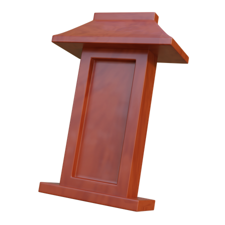 Porte traditionnelle de la Corée du Sud  3D Icon