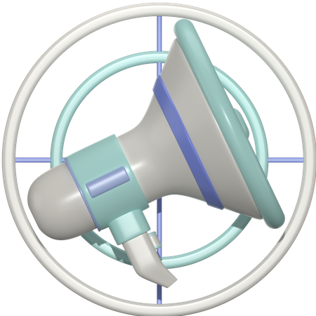 Mégaphone  3D Icon