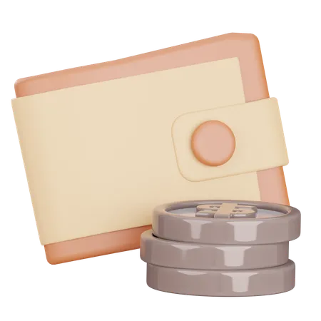 Portefeuille  3D Icon