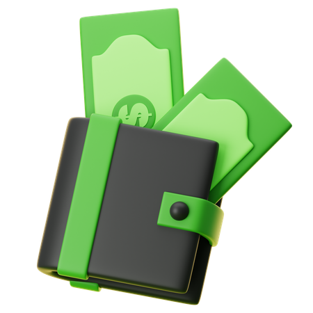 Portefeuille  3D Icon