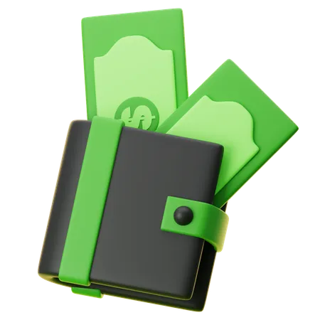 Portefeuille  3D Icon