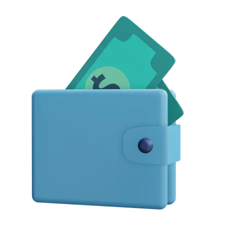 Portefeuille  3D Icon