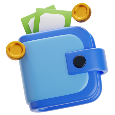 Portefeuille  3D Icon