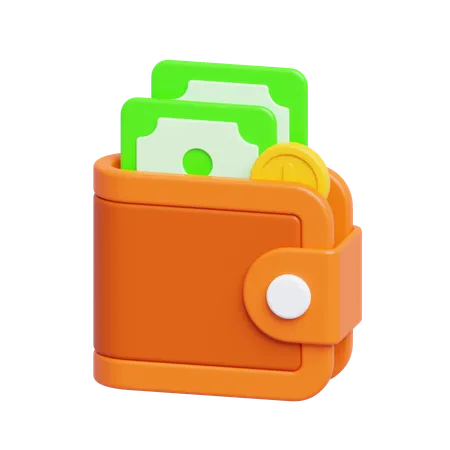 Portefeuille  3D Icon