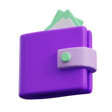 Portefeuille  3D Icon