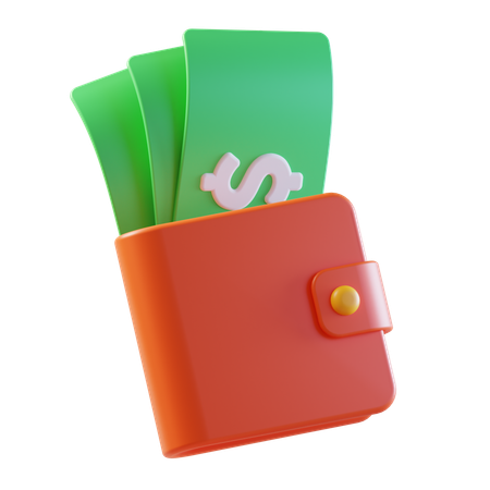 Portefeuille  3D Icon