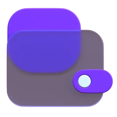 Portefeuille  3D Icon