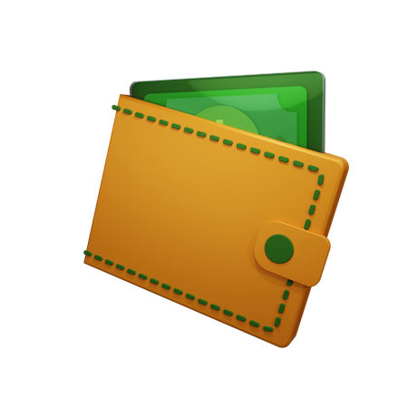 Portefeuille  3D Icon