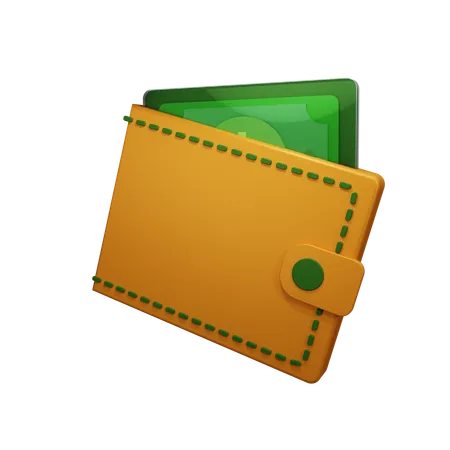 Portefeuille  3D Icon