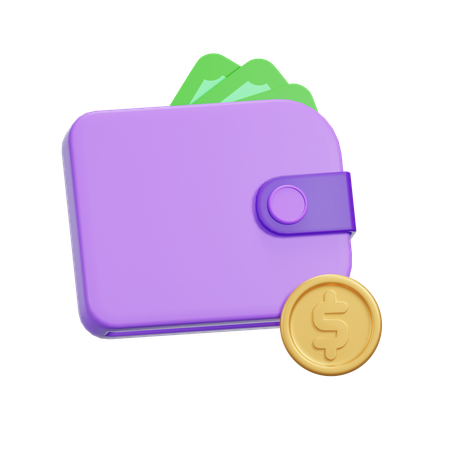 Portefeuille  3D Icon