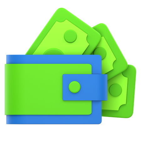 Portefeuille  3D Icon