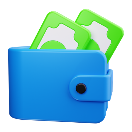 Portefeuille  3D Icon