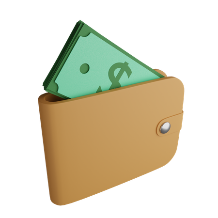 Portefeuille  3D Icon