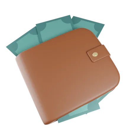 Portefeuille  3D Icon