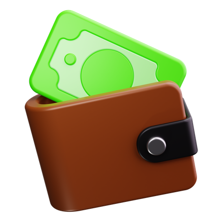 Portefeuille  3D Icon