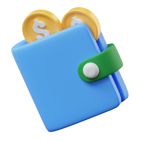 Portefeuille  3D Icon