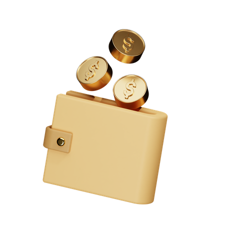 Portefeuille  3D Icon