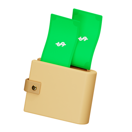 Portefeuille  3D Icon