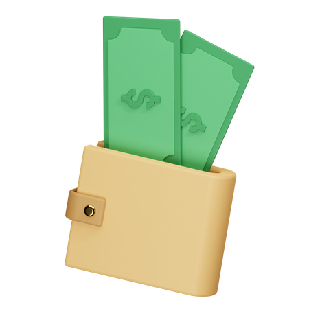 Portefeuille  3D Icon