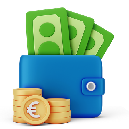 Portefeuille  3D Icon