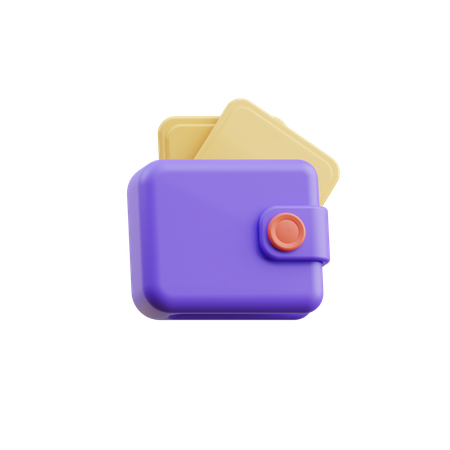 Portefeuille  3D Icon