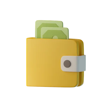 Portefeuille  3D Icon