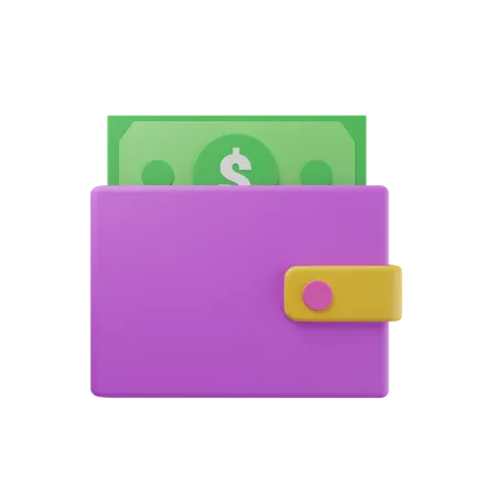 Portefeuille  3D Icon