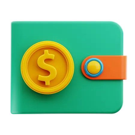 Portefeuille  3D Icon