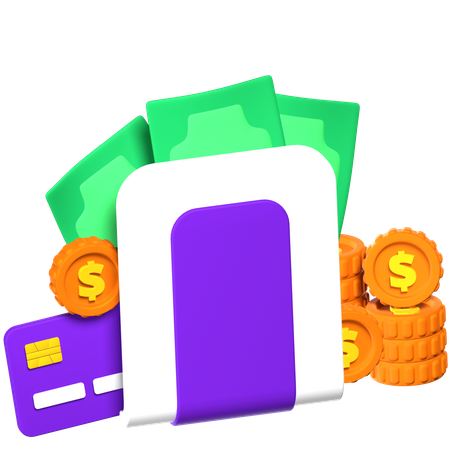 Portefeuille  3D Icon