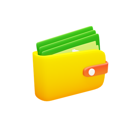 Portefeuille  3D Icon