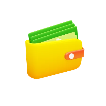 Portefeuille  3D Icon