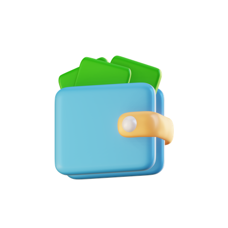 Portefeuille  3D Icon