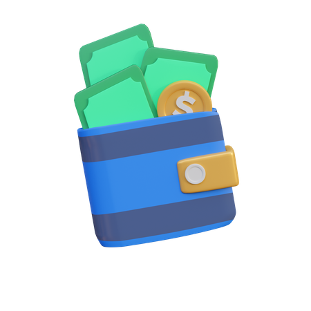 Portefeuille  3D Icon