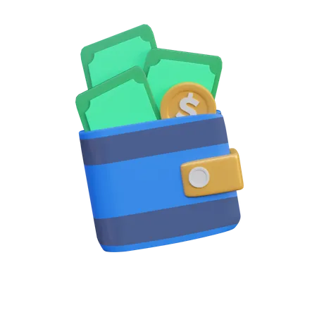 Portefeuille  3D Icon