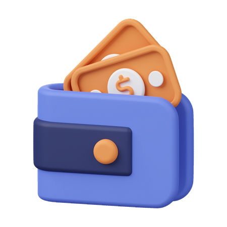 Portefeuille  3D Icon