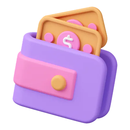 Portefeuille  3D Icon