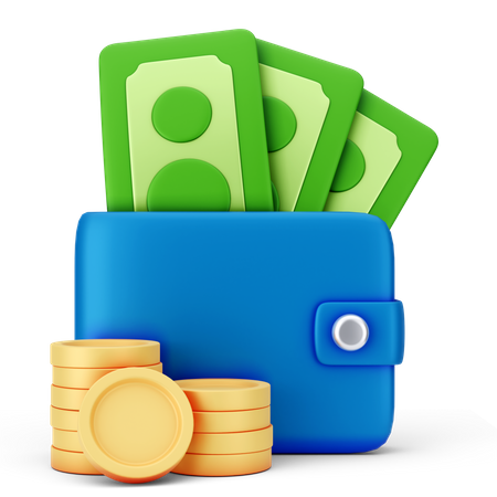 Portefeuille  3D Icon