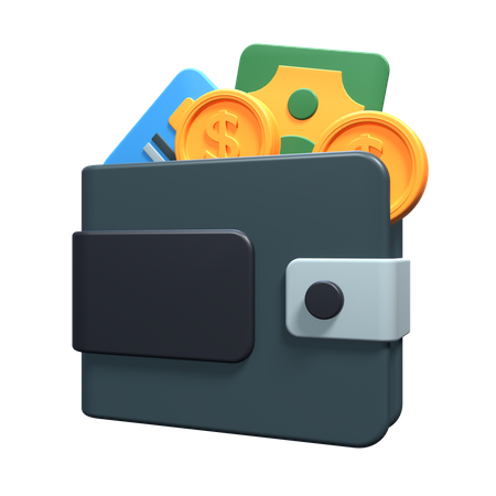 Portefeuille  3D Icon