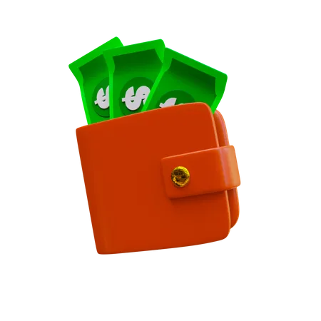 Portefeuille  3D Icon